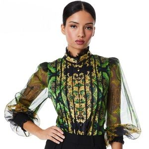 Alice & Olivia Bettina Blouse